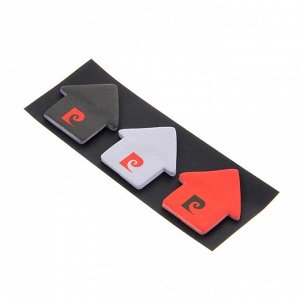 Закладки с клеевым краем Pierre Cardin, бумажные, 45x45 мм, 3 цвета по 30 листов, «Стрелки»