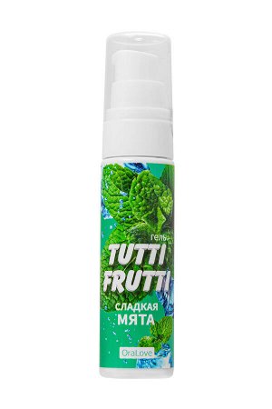 Bioritmlab Съедобная гель-смазка TUTTI-FRUTTI для орального секса со вкусом сладкой мяты 30г
