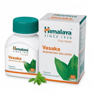 HIMALAYA Vasaka Васака для облегчения симптомов при респираторных заболеваниях 60таб