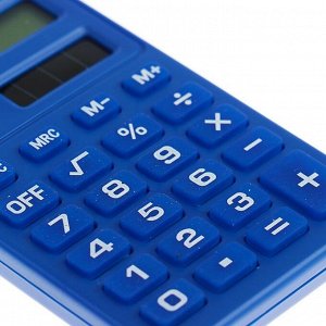 Калькулятор карманный 08-разрядный, двойное питание, МИКС