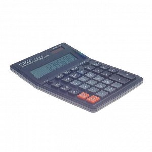 Калькулятор настольный 12-разрядный SDC-444S, 153*199*31мм, двойное питание, черный