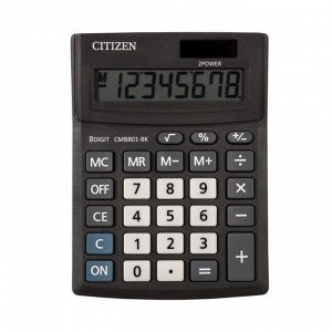 Калькулятор настольный 8-разрядный CMB801BK, 103х138х24 мм