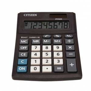 Калькулятор настольный 8-разрядный CMB801BK, 103х138х24 мм