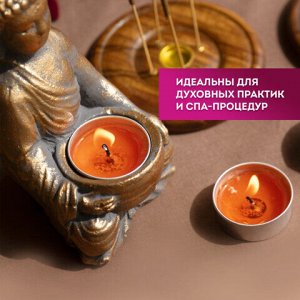 Свечи чайные Maxi Life, до 8 часов горения, вес 21 г, КОМПЛЕКТ 50 шт., в гильзе, LAIMA, 609202