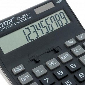 Калькулятор настольный, 12-разрядный, CL-2012, двойное питание