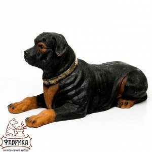 Ротвейлер Размеры (ШхВхД): 860 x 450 x 310
Фигура ротвейлер. Собака в точности повторяет фигуру настоящей собаки. Натуральная покраска. Материал изготовления: полистоун ударопрочный, влагостойкий.