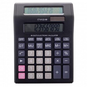 Калькулятор настольный, 12-разрядный, CT-8122-99, двойное питание, двойной циферблат