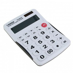 Калькулятор настольный, 12-разрядный, TS-8835C Caohua, двойное питание, большие кнопки
