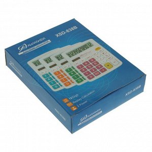 Калькулятор настольный, 12-разрядный, XSD-838B, двойное питание, МИКС