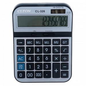 Калькулятор настольный, 16-разрядный, CL-326, двойное питание