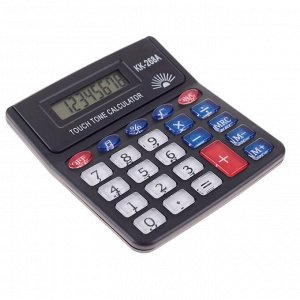 Калькулятор настольный, 8-разрядный, PS-268A, с мелодией