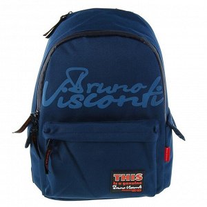 Рюкзак молодёжный Bruno Visconti 40 х 30 х 17 см, Classic, синий