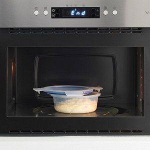 IKEA 365+, контейнер для пищевых продуктов с крышкой, круглый / пластиковый, 450 мл