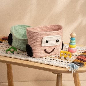 Корзина для игрушек SL Home «Грузовик», плетёная, ручной работы, 42x23x17 см