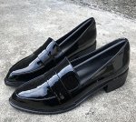 Лакированные туфли из эко.кожи,чёрный