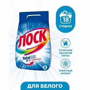 Лоск Стиральный порошок для белого Горное Озеро автомат 2,7 кг Losk