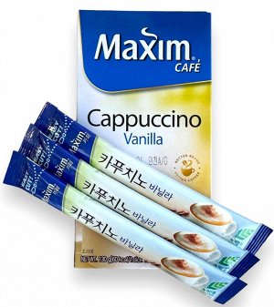 "Растворимый кофе 3 в 1  Капучино Ваниль  Maxim Café Cappuccino Vanila Flavors"