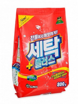 Sandokkaebi Стиральный порошок универсальный м/у/Detergent Saetak Plus. Ю. Корея, 800г г