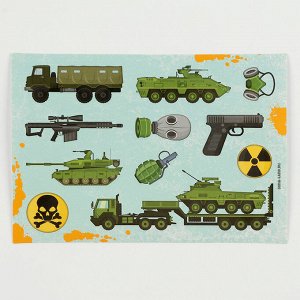 Игровой набор «Солдатики», 10 фигурок, наклейки, магниты и раскраски