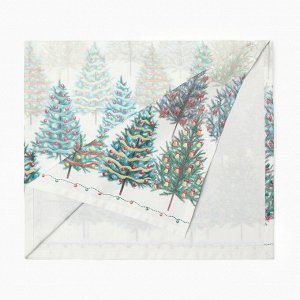 Скатерть новогодняя «Этель Сказочный лес» 149x220 см, 100% хлопок, саржа 190 г/м²