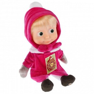 Мягкая музыкальная кукла «Маша» в зимней одежде, 29 см