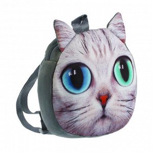 Мягкий рюкзак "Большеглазый котик"