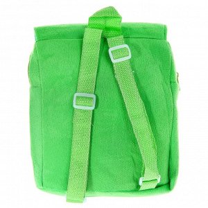 Мягкий рюкзак "Девочка", цвет зелёный