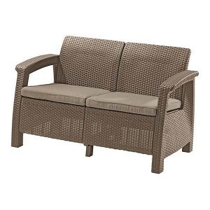 Диван двухместный Corfu Love Seat (капучино)