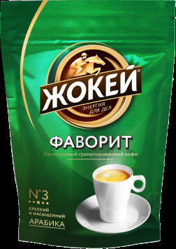 Кофе Жокей раст.гран. Фаворит м/у 75гр. 1/12., шт