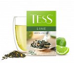 Чай Тесс Lime green tea 100г 1/15, шт