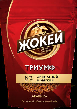 Кофе Жокей раст.сублим. Триумф м/у 75г 1/12., шт