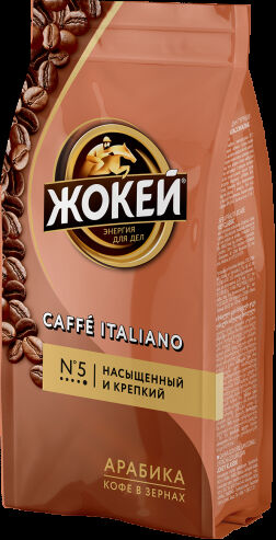 Кофе Жокей зерно в/сорт Caffe Italiano м/у 500г. 1/8, шт