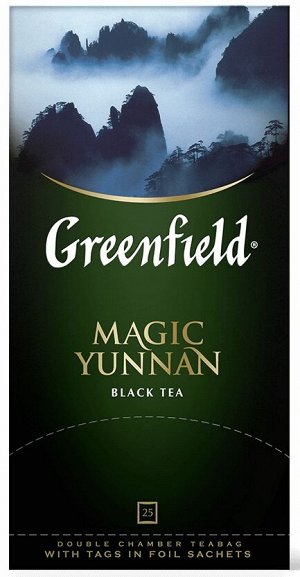 Чай Гринфилд Magic Yunnan термосаше 2г 1/25/10, шт