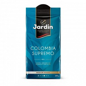 Кофе Жардин зерно Колумбия Супремо прем/с 250г. 1/6 , шт