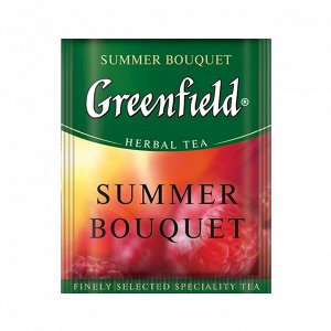 Чай Гринфилд Summer Bouquet  пакет термосаше в п/э уп. 2г 1/100/10
