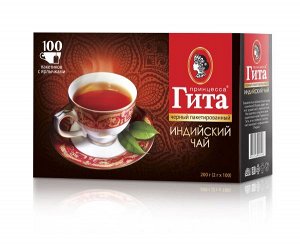 Чай Принцесса Гита ГОСТ пакет с /ярл. (Индия) 2г 1/100/16, шт