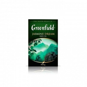 Greenfield Чай Гринфилд Jasmine Dream green tea 100г 1/14, шт