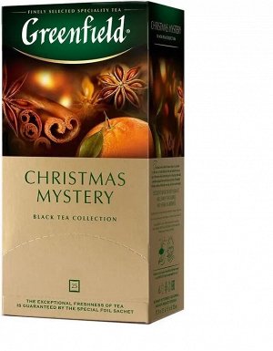 Greenfield Чай Гринфилд Christmas Mystery 1,5г 1/25/10, шт