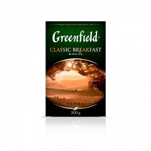 Чай листовой чёрный Greenfield Classic Breakfast, 200 г