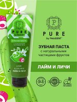 PRESIDENT PURE by зубная паста Лайм и личи 100г