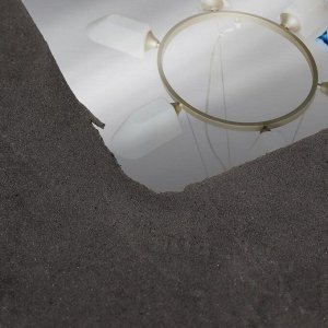 УЦЕНКА Зеркало с ручками, зеркальная поверхность 19?27 см, чёрное