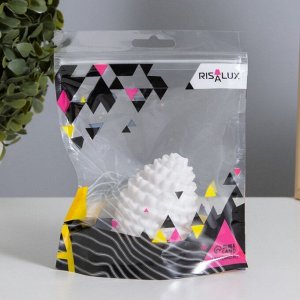 Фигурка светящаяся RISALUX «Шишка», LED-ночник, LR44, 2 Вт, белый 5.5x5.5x7 см