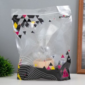 Фигурка светящаяся RISALUX «Заяц», LED-ночник, 3хAG10, шар-8 см, 6.5x6.5x11.5 см