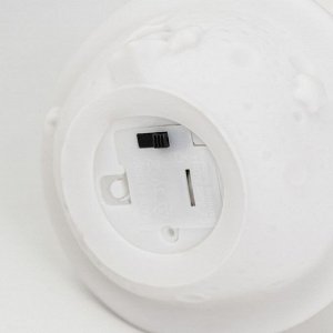 Фигурка светящаяся RISALUX «Заяц со звездой на Сатурне», LED-ночник, 2 Вт, LR44 5x8x13 см