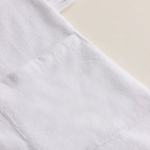 Халат махровый женский SL HOME: Basic "Блан де Блан", 100% хлопок, 420 г/м2