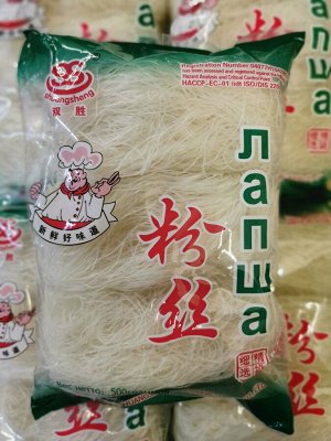 Лапша крахмальная Фунчоза , 500 гр, (shuangsheng food co.ltd) КИТАЙ