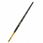 Кисть Синтетика Иммитация Колонок плоская Roubloff 1S25 №3 короткая ручка