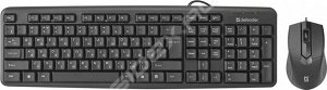 Клавиатура Набор кл+мышь Dakota C-270 B (черн.) (М: 3кн+кол/кн + Кл: 104кн), USB, пров., box-20 45270