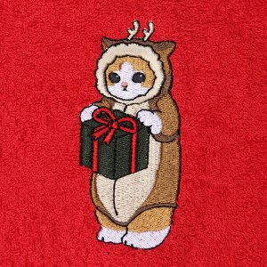 Набор в мешочке "Этель" "Sweet cat": полотенце 35х60см, тёрка 7,7х3,7х3см