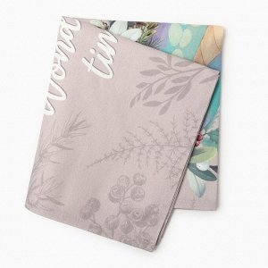 Полотенце кухонное: Новый год «Этель» Wonderful time 40x70 см, 100% хл, саржа 190 г/м²